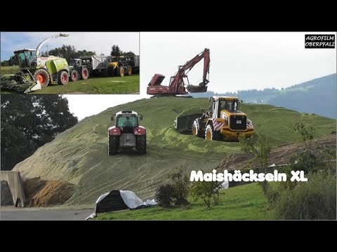 Maishäckseln XL - Claas Jaguar 960 und 860 - JCB Fasttrac - LU Bücherl