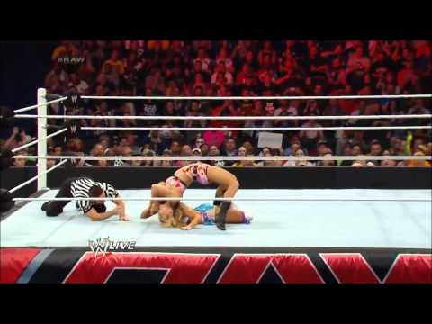 Emma - Emma Lock To Summer Rae - WWE Raw, April 7, 2014