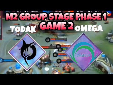 Omega vs Todak Game 2 | M2 group stage phase 1 | Day 1 [ENGLISH]
