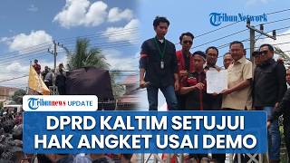 Imbas Demo 214 Gubernur Kaltim, 7 Fraksi DPRD Setujui Hak Angket dan Janji Proses Tuntutan Massa
