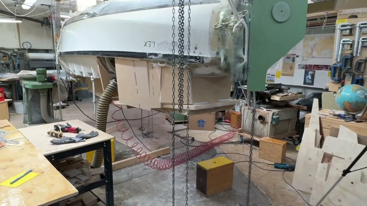 6 Aug 2025 Filling gaps with upside down boat