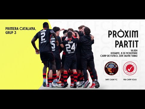 Sant Cugat FC - NSA Camp Joliu - Primera Catalana Grup 3