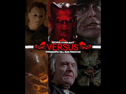 Michael, Matt and The djinn vs Tall man, Predator and Xenomorph #shorts