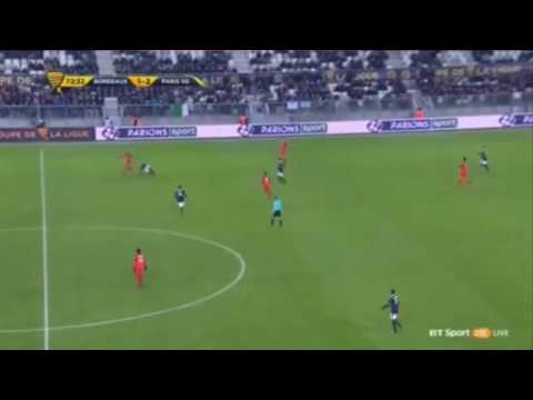 Lucas Moura Amazing ball control Vs Bordeaux (Coupe De La Ligue 2016/2017)