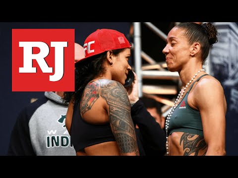 UFC 245 ceremonial weigh-in staredowns