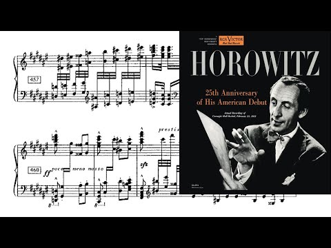 Horowitz - The 1953-burnout concert (Brahms, Schubert, Chopin, Scriabin, Debussy, Liszt/Horowitz)