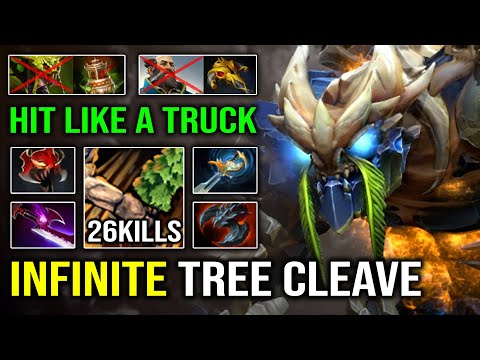 ULTIMATE 1v5 Hard Carry Infinite Tree Cleave Tiny with 962 GPM Hit Like a Truck 7.31 OP Dota 2