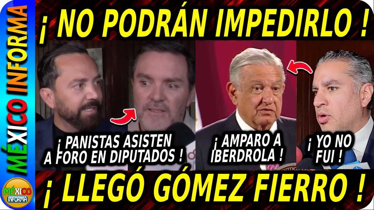 APARECE GÓMEZ FIERRO. PAN SE PRESENTA A FOROS DE LEY DE AMPARO. ESTO DIJO ARTURO ÁVILA.