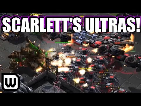 Starcraft 2: SCARLETT'S ULTRALISKS! (Future vs Scarlett)