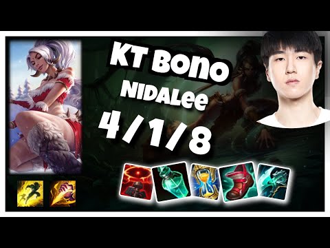 Nidalee vs Elise KT bonO JUNGLE (4/1/8) - v11.2