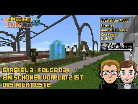 Let´s Play Buildcraft [HD+] S03E034 - Railcraft - Ein schöner Vorplatz ist das wichtigste