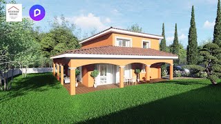 MAISON PROVENCALE MODERNE / ANIMATION 3D / D5 RENDER
