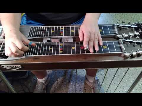 Speed Picking phrase E9th pedal steel guitar