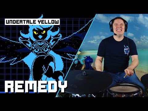 Remedy From Undertale Yellow On Drums!