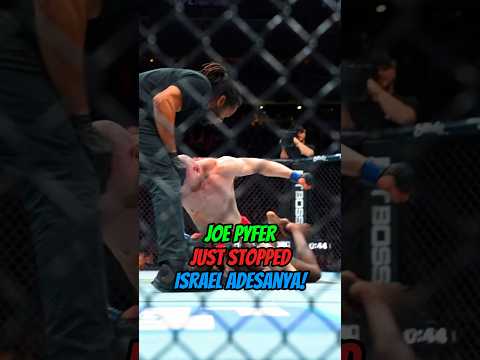 JOE PYFER HAD NO PROBLEM STOPPING ISRAEL ADESANYA!#trending #youtubeshorts #youtube #shorts