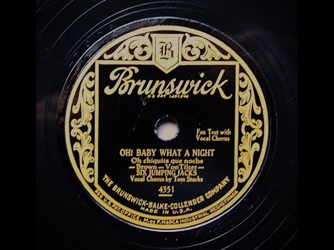 Oh! Baby What A Night - Six Jumping Jacks (1929)