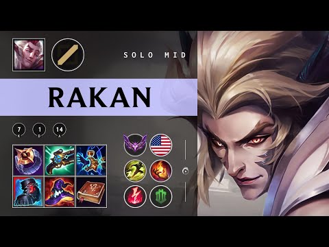 Rakan Mid vs Zoe - NA Master Patch 25.24