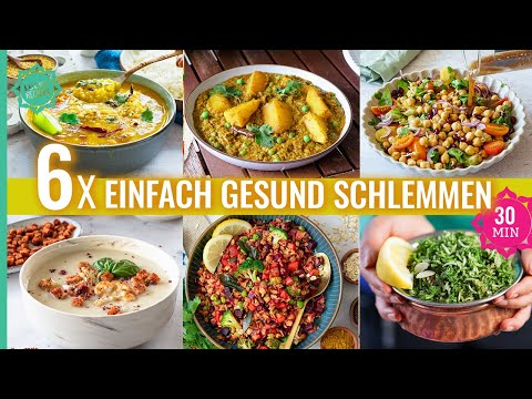 6x Abwechslung für euren Essensplan 📌| Gesunde vegetarische Rezepte