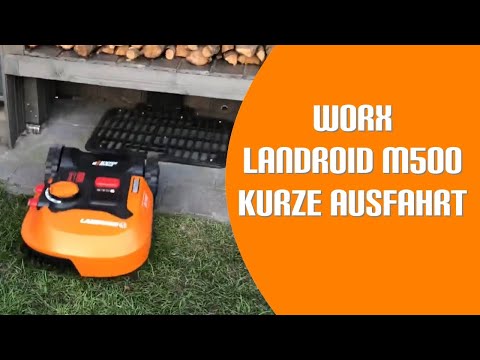 Worx Landroid M500 WR141E ausparken bei wenig Platz nach vorne