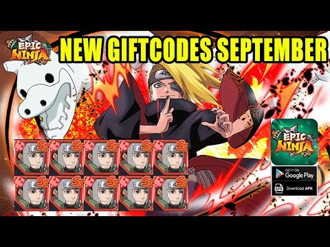 Epic Ninja God New Giftcodes September - Naruto RPG Free VIP & Free SS Android