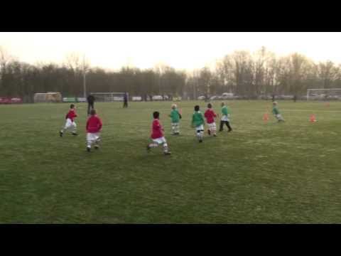 Buitenboys mini's teams groen tegen rood, 13 februari 2011 video 5