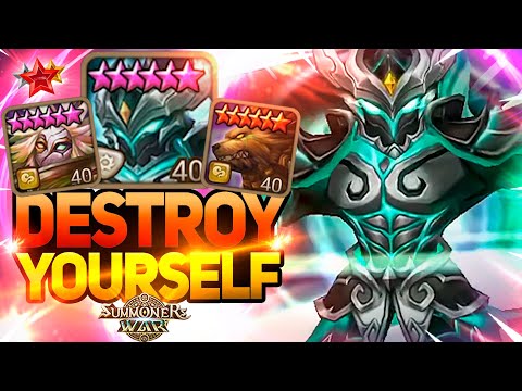 SELF DESTRUCTIVE TEAM Surprises Enemies in Summoners War