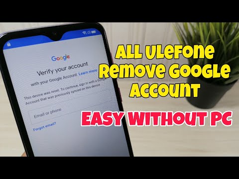 All Ulefone Android 10, Remove Google Account, Bypass FRP. Without PC.