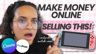 Make EASY MONEY with Canva and Peaprint Selling THIS (Tutorial)