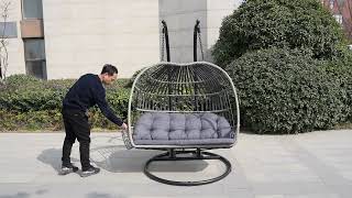 🌿 Make your garden more comfortable! Double hanging basket to create exclusive leisure corner 💫