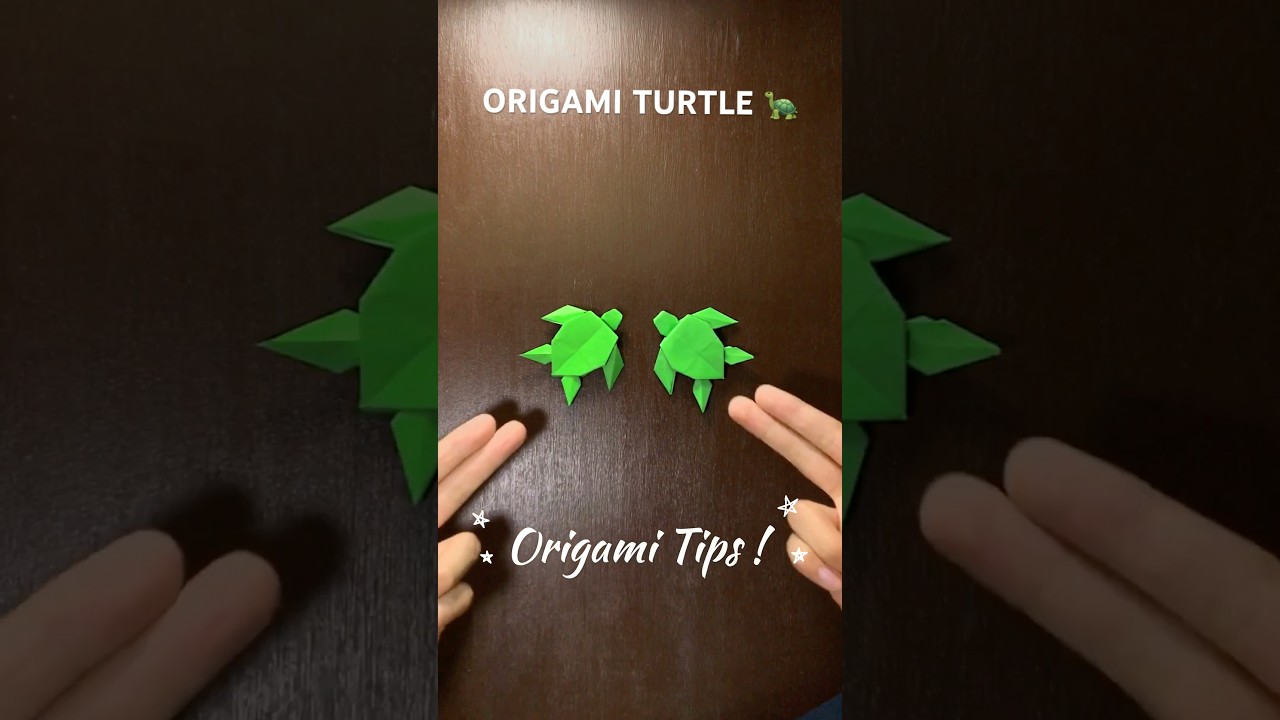 HOW TO MAKE ORIGAMI TURTLE STEP BY STEP | COOL ORIGAMI BEST TURTLE | EASY ORIGAMI ANIMAL TUTORIAL |