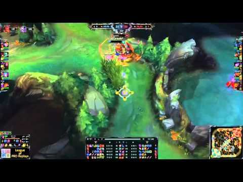 3. Outplay TSM Bjergsen on LeBlanc Low HP vs Renekton SoloQ Challenger 4.21