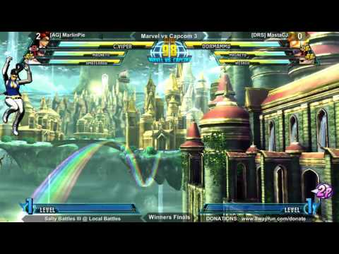 Salty Battles III - MvC3 WF - [AG] MarlinPie VS [DRS] MastaCJ