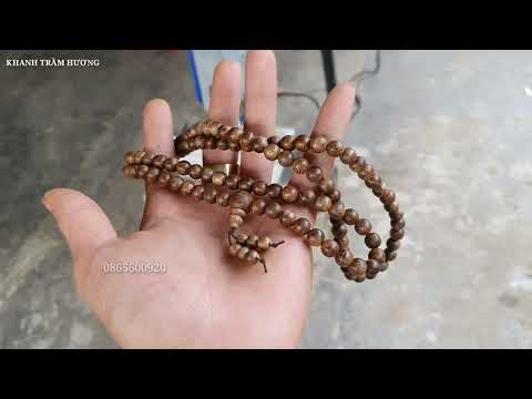 Vòng trầm thiên nhiên 8li 108 hạt chất lượng | cách phân biệt vòng trầm thiên nhiên chất lượng