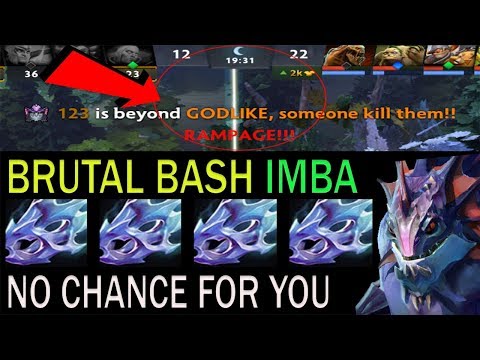 2X RAMPAGE !!! INFINITY BASH SLARDAR DOTA 2