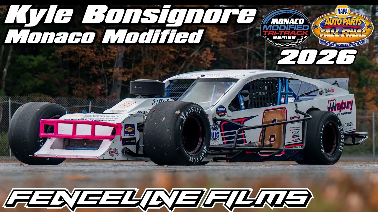 Kyle Bonsignore Monaco Tri Track Modified Napa Auto Parts Fall Final Stafford Speedway 2026