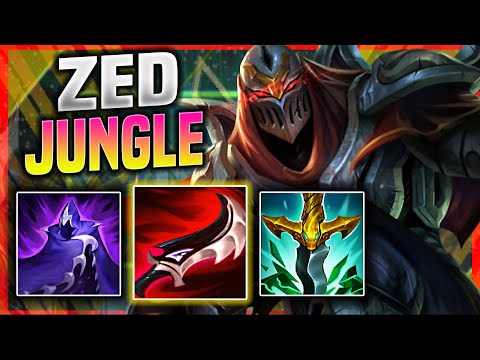ZED JUNGLE WITH NEW BUFFS ON CLEAR SPEED! - Challenger Plays Zed JUNGLE vs Ivern! | Patch 11.8