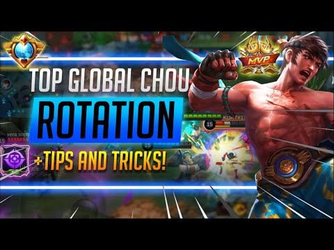 THE BEST TOP GLOBAL CHOU ROTATION IS HERE! +CHOU TIPS & TRICKS | MLBB