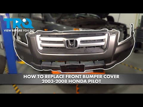 How to Replace Front Bumper Cover 2003-2008 Honda Pilot