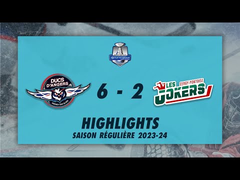Ducs d'Angers 6-2 Jokers de Cergy-Pontoise - Highlights - Synerglace Ligue Magnus 2023/24