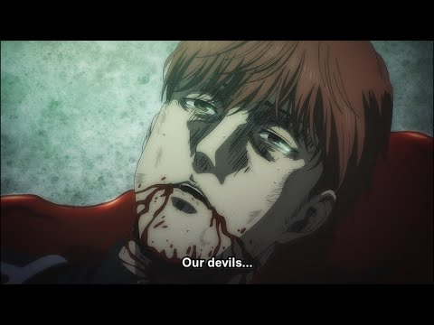 Floch Death Scene - Mikasa Kills Floch | Attack on Titan Final Season