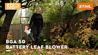 STIHL BGA 50, set 2xAK20 + 1xAL101