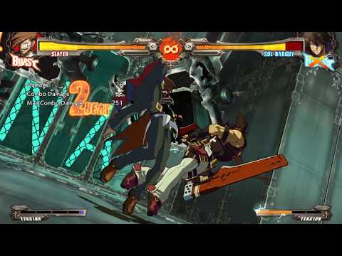 [GGXrdRev2] Slayer Corner Combo (Multiple Starter)
