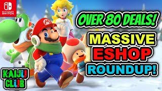 OVER 80 DEALS! MASSIVE Nintendo Switch Eshop Deals Roundup!