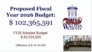 Public Budget Presentation April 17th, 2025 10:00 AM