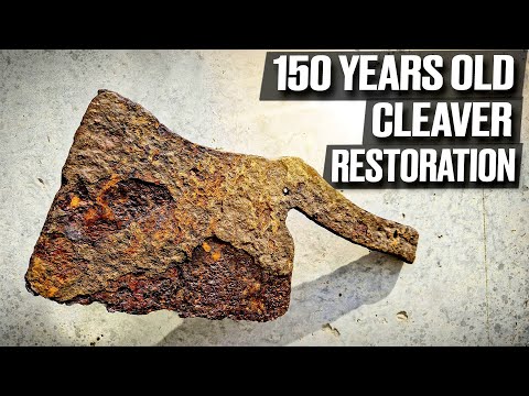 Antique Rusty Cleaver Restoration | Restoration of antique