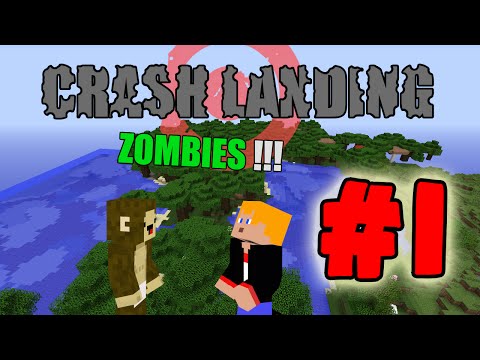 Minecraft : CRASH LANDING #1 ZOMBIES!!! [German/HD]