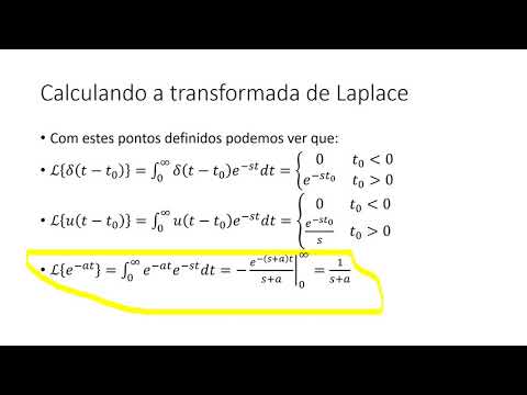Recapitulação: Transformada de Laplace em Equações Diferenciais Ordinárias em menos de seis minutos
