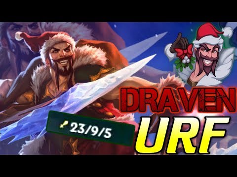 SANTA DRAVEN GODMODE - PERMA AXES DRAVEN  URF GAMEPLAY