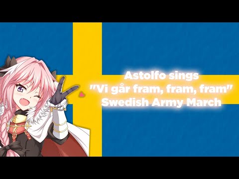 Astolfo sings "Vi går fram, fram, fram" - Swedish Army March (AI)