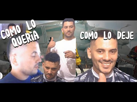 Cortandole el pelo a mi hermano.